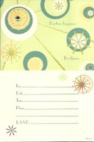 Parties Happen. Be There. Glitter Embellished Invitation 8 Count