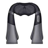 R Rothania Shiatsu Pillow Massager with Heat Electric Pillow Back & Neck Massager for Stress Relief & Ultimate Relaxation, Lower Back & Shoulder Massage Great Gifts for Parents-Black