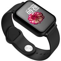 loinhgeo B57 Touch Screen Message Call Reminder Smart Watch Bracelet Black
