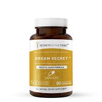 Dream Secret 60 Capsules, 500 mg, Valerian, Passionflower, Lavender, St. John's Wort, California Poppy, Chamomile. Restful Sleep Formula (60 Capsules)