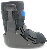 Superior Braces Low Top, Low Profile Air Pump CAM Medical Orthopedic Walker Boot for Ankle & Foot Injuries, Black (XLarge)