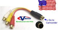 Audio Video AV Cable Cord for All Camcorder to TV
