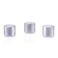 3 pcs Silver Volume Tone Control Knob for Electric Guitar