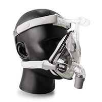 Enshey Full Face Mask with Free Adjustable Headgear for Sleep Snoring People (L)