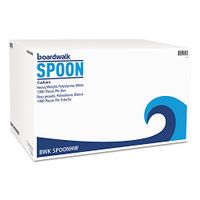 Boardwalk SPOONHW Heavyweight Polystyrene Cutlery, Teaspoon, White, 1000/Carton