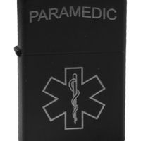 Lighter - Black Paramedic - Star