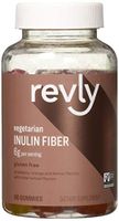 Amazon Brand - Revly Inulin Fiber 6g - Digestive Health, Supports Regularity - 90 Gummies (3 Gummies per Serving) Vegetarian, Non-GMO