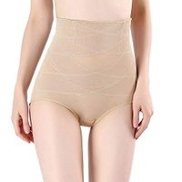 Lumbar Support Women High Waist Trainer Body Shaper Panties Tummy Belly Control Body Slimming Control Shapewear Girdle Underwear Waist Trainer Back Support Belt (Color : Skin, Size : L)