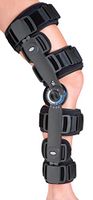 Rolyan Defender Post-Op Knee Brace, Cool Style, Regular Size, Hinged Knee Brace Limits Flexion and Extension, Knee Support for Recovering from Knee Injuries, MCL and ACL Tears, and Torn Meniscus