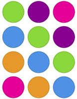 Teacher Created Resources Bright Colors Circles Mini Accents (5113)