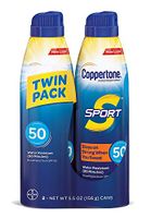 Coppertone Twin Pack Sunscreen Continuous Spray SPF 50, 5.5 oz per can Each (3)