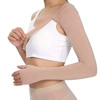 Enshey 30~40 mmHg Post Mastectomy Compression Sleeve Anti Swelling Glove Gauntlet Support Anti Edema Swelling Lymphedema (Left L)