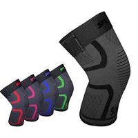 Knee Brace for Meniscus's tear, Support for Running, Arthritis, Double Compression sleeve, Helpful for Men and Women, All Sports, Pain Management, Good for Post-Surgery Recovery, - Single Wrap
