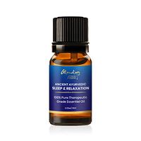 Ancient Ayurvedic Good Sleep at Night Essential Oil 100% Pure Best Therapeutic Grade -10ml Includes Lavender Clary Sage Copaiba Natural Sleep Aid Relaxation Stress Anxiety Boost Mood Helps Depression