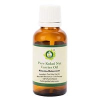 Kukui Nut Oil | Aleurites Moluccanus | Kukui Nut Oil | For Body | For Hair | For Massage | Unrefined | 100% Pure Natural | Cold Pressed | 15ml | 0.507oz By R V Essential