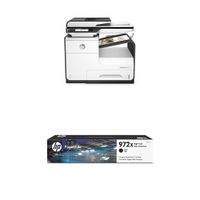 HP PageWide Pro All-in-One Color Printer with 2-Sided Duplex Printing & Print Security with HP Black High Yield Original PageWide Cartridge for HP PageWide Pro