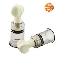 zinnor Full Body Massage Cups Vacuum Twist Cupping Device Nipple Enhancer & Enlargement (2 Cups)