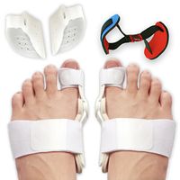 Bunion Corrector and Bunion Splint Care Kit for Bunion Relief, Hallux Valgus Corrector, Big Toe Straightener Brace, Big Toe Joint Protector, Bunion Pads Toe Separators Spacers Surgery Aid Night