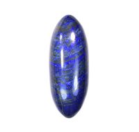 Lapis Lazuli Massage Wand Medium Smooth Oval 2 1/2 Inches
