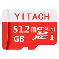 512GB Micro SD Card High Speed Class 10 Micro SD SDXC Card with Adapter