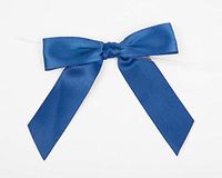 7/8" Royal Pre-Tied Bow (100 Pieces) - CB-BOW7RO