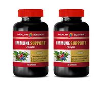 antioxidant Dietary Supplements - Immune Support Complex 1550MG - Natural ANTIOXIDANT Formula - Turmeric Turmeric Vitamins - 2 Bottles 120 Capsules