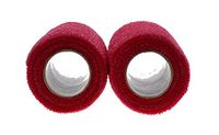 Andover Flexible Sports Tape Wrap (2 Pack), Red, 3"