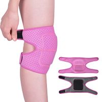Xcellent Global Breathable Non-Slip Knee Protector Brace with Thick Sponge for Yoga, Dance, Cycling, Running (Medium)