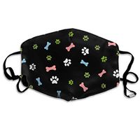 Mouth Mask Dog Paw Fashion Earloop Face Mask For Kids Teens Men Women Winter Summer