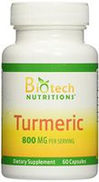 Biotech Nutritions All Natural Turmeric Veggie Capsules, 60 Count
