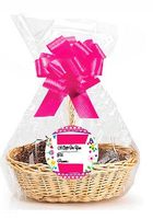 Pink Garden 2Pack Designer Cello Bags/Tags/Bows Cellophane Gift Basket Packaging Bags Flat 18" x 30"