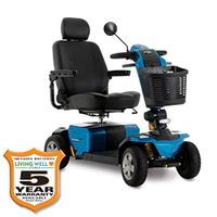 Pride Mobility Victory LX Sport 4 Wheel Scooter with Available 5-Year Extended Warranty (Ocean Blue, 22" x 18" Seat)