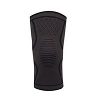 WINOMO Knee Support Sleeve Compression Knee Brace for Hiking Soccer Basketball Running Tennis Tendonitis Volleyball Squats and Jumpers Knee Black - L