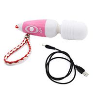 Qksky Mini Stick 10 Frequency Wireless Soft Waterproof Quiet USB Rechargable Pleasure Wand Víbràtòrs for Body Relieve Stress Vibartion Handheld