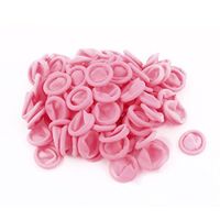 Aexit 100Pcs Finger Lab, Safety & Work Gloves Cots Protector Anti Static Rubber Latex Finger Cots Cryogenic Gloves Disposable Pink