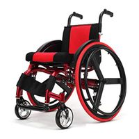 Festiveasd Sports and Leisure Wheelchairs, Medical Driving Wheelchair Portable, Elderly Disabled Persons Aluminum Lightweight Sport Wheelchair