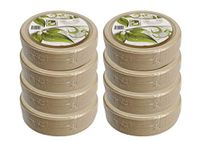 Earth's Natural Alternative Eco-Friendly, Natural Compostable Plant Fiber 9" Plate, 8 Packs of 50, 400 Count