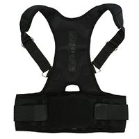Asixx Magnetic Back Support Belt, Shoulder Belt, 4 Sizes Posture Corrector Back Brace Support or Magnetic Back Shoulder Posture Correction Belt Suitable for Low Back Muscle Fatigue, Shoulder and Back