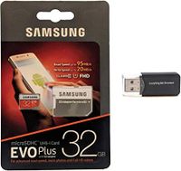 32GB Micro SDHC EVO Plus Bundle Works with Samsung Galaxy S10, S10+, S10e Phone (MB-MC32) Plus Everything But Stromboli (TM) Card Reader