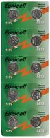 Eunicell 10 X AG13 LR44 Button Cells Batteries - A76 L1154 SR44 G13 357 - 1.5V