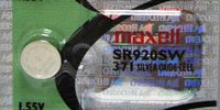 Maxell SR920SW SG6 SR69 SR920 371 Silver Oxide Watch Battery