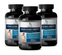 Colon Super Cleanse - Colon Cleanse Complex - Advanced Cleansing Formula - Licorice Root Pills - 3 Bottles 270 Capsules