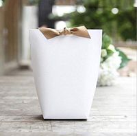 SHHS (8pcs White) Gift Wrap Boxes Packing Bags, Minimalist Gift Boxes Valentine's Day, Decorative Presents Box Bundle for Packing Clothes Accessories/Tie