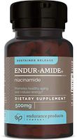 Endur-Amide - 500mg Sustained Release for Optimal Absorption & Flush-Free Niacinamide - Non-GMO, Gluten Free, Vegan, (Vitamin B3) - 200 Tablets, Endurance Product Company