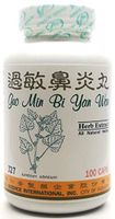 Nasal Allergy Formula Dietary Supplement 500mg 100 Capsules (Guo Min Bi Yan Wan) J27 100% Natural Herbs