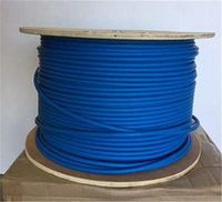 WeCable Blue Cat 8 S/FTP 2000 MHz Shielded Stranded 40Gbps Ethernet LSZH 500 Ft