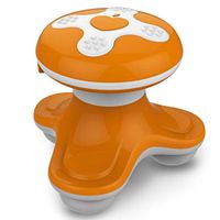 Lmtime Electric Scalp Massager, Portable Handheld Head Massager, Full Body Massage Stress Relief, Gifts Idea (Blue) (Orange)