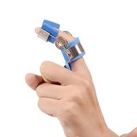 WAOBE Finger Fracture Fixed - Stroke Brain Hemiplegia Rehabilitation Training Stainless Steel Finger Flexor Training,L