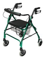 Lumex Walkabout Lite Rollator, Teal Green, RJ4300G