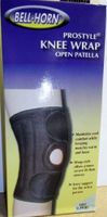 Prostyle Knee Wrap Open Patella in Black